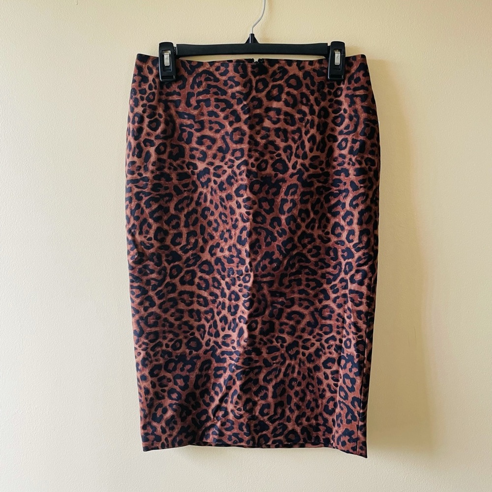Lord & Taylor Cheetah Print Pencil Skirt
